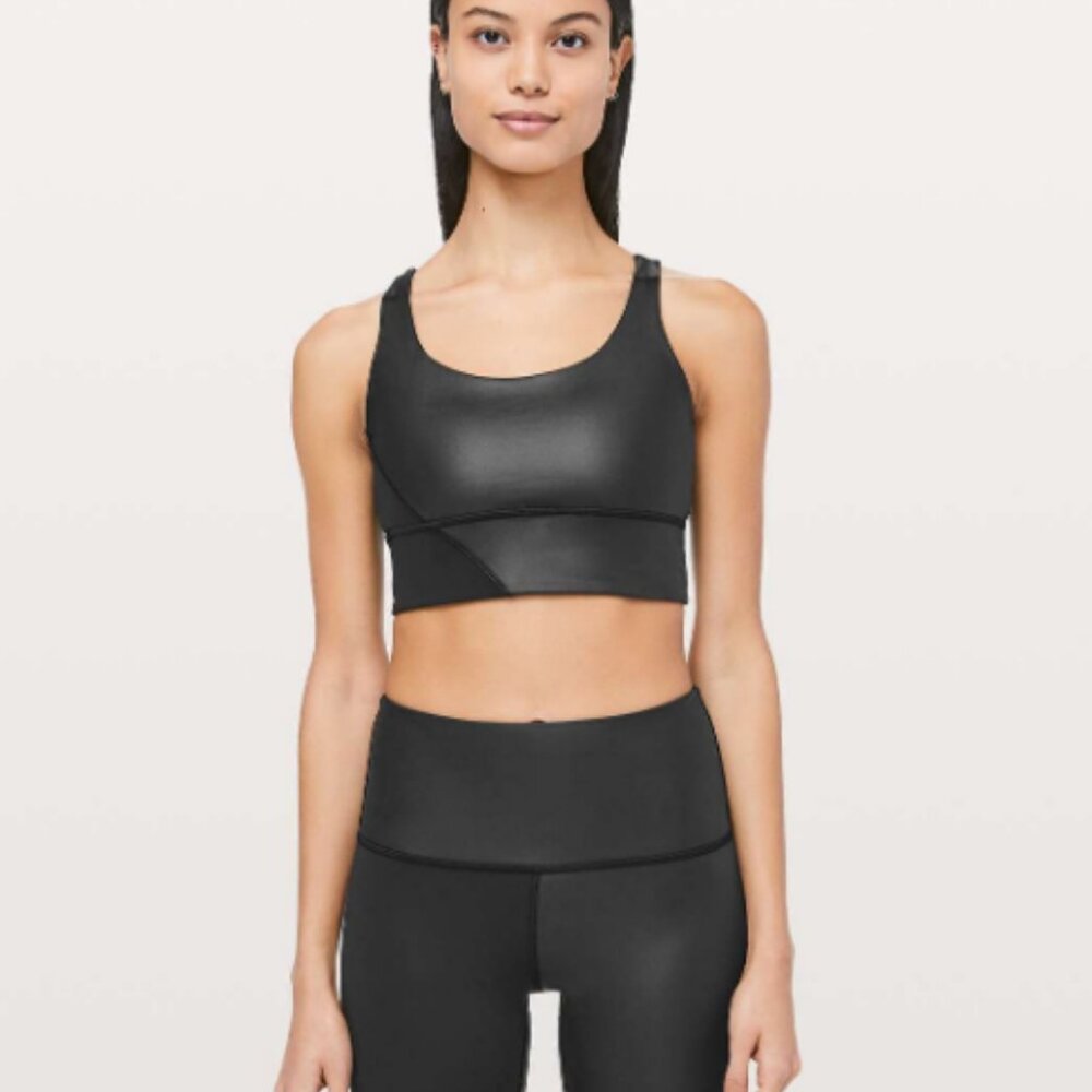 Lululemon Energy Bra Long Line Special Edition Cire Like New Size 4 Luxtreme